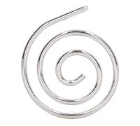 Tnfeeon Aiguille à Tricoter en Spirale, Outil de Fil en Acier Inoxydable pour Sécuriser les Points, Conception Légère et Portable, Idéale pour les Débutants, les Travaux Manuels en Déplacement ou