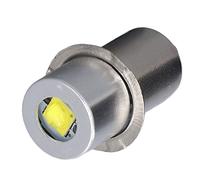 Tnfeeon Ampoule LED Haute luminosité 3 W, Lumière Blanche Brillante de Remplacement pour Lampe de Poche, Ampoule de Torche en Alliage d'aluminium 0,91 X 0,36 Pouces, Luminaires d'éclairage de