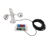 Tnfeeon Anémomètre de Grue à Tour, Compteur de Vitesse du Vent en Alliage d'aluminium, Mesure à 360 Degrés, Dispositif d'alarme pour la Construction de Chemins de Fer et de Stations Météorologiques