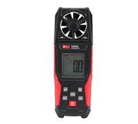 Tnfeeon Anémomètre Numérique, Compteur de Vitesse du Vent Portable avec Détection de Température, Précision de 0,3 à 67 Mph, Lecture en Temps Réel pour Aventures en Plein Air et du CVC