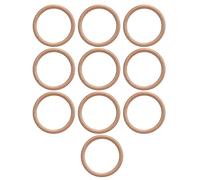 Tnfeeon Application de la Surface Lisse de L'anneau en Bois Traditionnel pour le Pendule de 10 Pièces pour le Projet (10 cm)