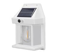 Tnfeeon Applique Murale Solaire en Tungstène, Luminaires d'extérieur, Plus Grande Plage d'éclairage, Facile à Installer, IP65, étanche, étanche, Capteur de Mouvement pour Terrasses (#1)