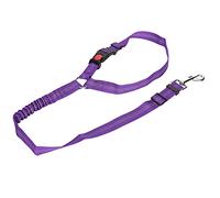 Tnfeeon Appui-tête Réglable pour Animaux de Compagnie, Ceinture de sécurité Réfléchissante en Nylon pour Voitures et Chiens (Purple)
