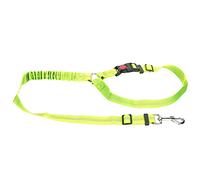 Tnfeeon Appui-tête Réglable pour Animaux de Compagnie, Ceinture de sécurité Réfléchissante en Nylon pour Voitures et Chiens (Vert Fluorescent)