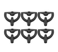 Tnfeeon Arroseur à Impact Haute Pression Réglable à 360 Degrés pour l'irrigation de la Pelouse du Jardin, Tête en Plastique 11x10,2 Cm pour l'arrosage des Serres Agricoles 10 Pièces G1 2 Arroseurs à