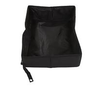 Tnfeeon Bac à Litière Pliable pour Chat, Tissu Oxford Imperméable, Transporteur de Voyage Portable pour Une Utilisation Intérieure et Extérieure (Black)