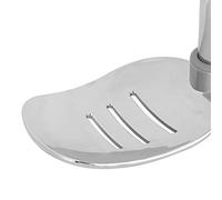 Tnfeeon Barre Coulissante de Douche de Type élévateur, Support Réglable en Acier Inoxydable avec Système de Ventouse sous Vide, Installation Stable pour Le Bain Familial jusqu'à 39 Pouces, Réglage