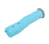 Tnfeeon Bâton de Classement de Bec Minéral Naturel pour Petits Oiseaux, Barre de Meulage des Griffes, Support de Jeu, Coupe-Ongles Minéral avec Installation Facile par Vis en 5,1 et 7,7 Pouces pour