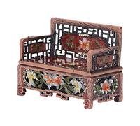 Tnfeeon Boîte à Bijoux Vintage, canapé Forme avec des Cristaux Petit Bijou Organisateur de Rangement Boîte pour Boucles D'oreilles Collier, Idéal pour les Filles Femmes canapé Forme