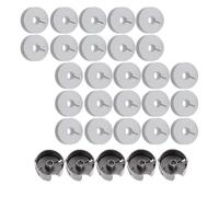 Tnfeeon Boîte à Canette avec Canettes en Acier Inoxydable pour Machine à Coudre, Ensemble de 25 Pièces pour Machines Industrielles à Plat Modèle 55623AS, Pièces de Rechange pour Réparation de Couture