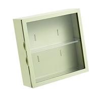 Tnfeeon Boîte Aveugle Murale, Mallette de Rangement avec Conception Anti-poussière pour Figurines d'action, Présentoirs de Poupées (Avocat Vert)