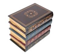 Tnfeeon Boîtes de Livre Décoratives, Faux Livres Exquis pour l'ambiance Littéraire, les Amateurs d'art et les Amateurs de Littérature, le Stockage élégant pour la Table Basse et le Salon (Petite