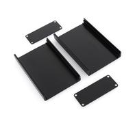 Tnfeeon Boîtier de Boîte à Bornes en Aluminium, Boîtier de Connexion de Blindage électrique pour l'électronique de Bricolage avec une Taille de 3,15 X 1,97 X 0,79 Pouces, Idéal pour les Projets