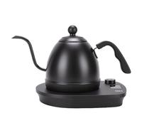 Tnfeeon Bouilloire à thé pour les Amateurs de thé Barista, Système de Brassage en Acier Inoxydable 1000W avec Minuterie (Prise UE 220V)