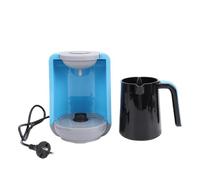 Tnfeeon Bouilloire électrique, Chauffe-eau Portable 400 W, Machine à café Turque avec Tasse, Facile à Nettoyer, pour la Maison, le Bureau, le Dortoir, les Voyages, 5,9 X 8,1 Pouces (BLUE)