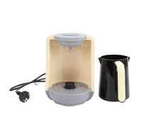 Tnfeeon Bouilloire électrique, Chauffe-eau Portable 400 W, Machine à café Turque avec Tasse, Facile à Nettoyer, pour la Maison, le Bureau, le Dortoir, les Voyages, 5,9 X 8,1 Pouces (YELLOW)