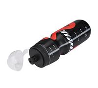 Tnfeeon Bouteille d'eau de Vélo, Solution d'hydratation en Polyéthylène 650 Ml avec Support pour les Amateurs de Cyclisme VTT (BLACK)