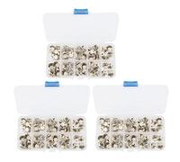 Tnfeeon Boutons de Broche Tête de Lapin en Plastique Fer sans Couture épingles de sûreté Décoratives 150 Pièces Attaches Amovibles pour Chemises Pulls Robes Cardigans Bricolage Femmes