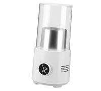 Tnfeeon Bureau de Tasse de Refroidissement Rapide Intelligent en Acier avec Affichage Numérique pour la Maison et Le Bar Bureau à Domicile Machine à Boissons Froides Bière Soda Jus thé (Prise UE)