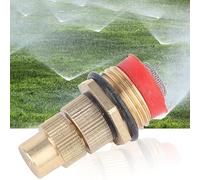Tnfeeon Buse d'arrosage Brumisateur 5 Pièces G1/2 Cuivre Pulvérisation Fine Réglable pour Tuyau d'arrosage, Tête 'arrosage à 360 Degrés pour Le Refroidissement des Légumes de Serre Patio
