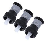 Tnfeeon Buse de Pulvérisation Enterrée 3 Pièces, Arroseur d'irrigation de Pelouse en Plastique, Ventilateur Rotatif Réglable à 360 Degrés et Pulvérisation à Cercle Complet, Filetage Femelle G1 2 pour