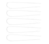 Tnfeeon Cadre de Support de la Plante de Forme U, Porte-esclavage en Acrylique Transparent de 5pcs avec 50 Sangles de Reliure pour Les Plantes en Pot de la Cour Intérieure Décoration de