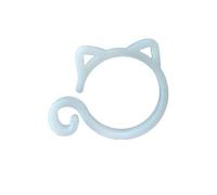 Tnfeeon Cages et Supports pour Plantes Clips de Treillis pour Support de Légumes de Vigne Outil de Support de Plante en Plastique pour Le Jardinage Domestique Paquet de 8 Clips en Forme de Chat pour