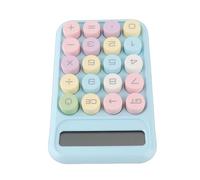 Tnfeeon Calculatrice Scientifique, Calculatrice Mécanique Portable avec écran LCD à 10 Chiffres pour étudiants et Tâches Comptables (Blue)