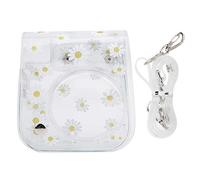 Tnfeeon Caméra D'épaule pour Mini 9/9/8, Matériau en PVC Transparent et Couvercle de Lentille Amovible, pour Les Amateurs de Caméras, Les Margaritas Transparentes