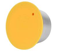 Tnfeeon Capsule de café Réutilisable, Tasse Filtrante Rechargeable en Acier Inoxydable avec Fonctionnalités Faciles à Nettoyer pour une Utilisation à Domicile et au Bureau (YELLOW)