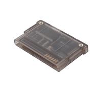 Tnfeeon Cartouche Flash Carte de Jeu Universelle 2 Go Support FAT16 avec Batterie 38 MAh Intégrée pour Rétro sur Les Systèmes SP Boîtier ABS Transparent Compact Violet 2,4 X 1,4 X 0,3 i (Noir