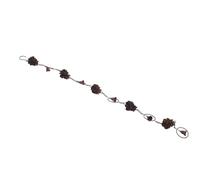 Tnfeeon Chaîne de Pluie de Gouttière, Conception de Pomme de Pin en Fer, Sons d'eau Apaisants, Drainage Efficace pour la Décoration de Jardin et Les Espaces Extérieurs Tranquilles