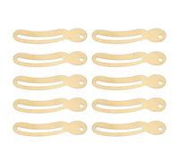 Tnfeeon Charnière de Support de Couvercle en Cuivre, Support de Couvercle Pliable Rotatif 2,64 X 0,55 Pouces, Renfort en Métal Vintage avec Vis, pour Boîtes à Bijoux, Caisses en Bois, Armoires et