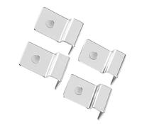 Tnfeeon Clips de Couvercle d'Aquarium en Acier Inoxydable, Support de Couvercle en Verre pour Aquarium, 4 Pièces, Support Durable pour Différentes Tailles de Réservoir (5mm (4 pièces/Ensemble))