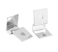 Tnfeeon Clips de Couvercle d'Aquarium en Acier Inoxydable, Support de Couvercle en Verre pour Aquarium, 4 Pièces, Support Durable pour Différentes Tailles de Réservoir (6mm (4 pièces/Ensemble))