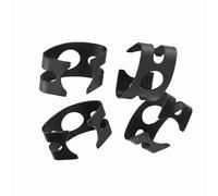 Tnfeeon Clips de Tuyau de Frein en Plastique Noir 4pcs Remplacement pour MK1 MK2 Cabriolet 1.6 1.8 GTI