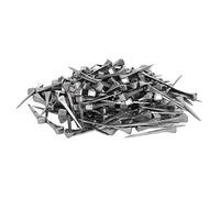 Tnfeeon Clous en Fer à Cheval E3 en Acier, 250 Pièces, Clous à Tête Carrée Durables pour la Fabrication de Vitraux et l'artisanat de Courses de Chevaux