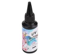 Tnfeeon Colle UV en Résine Transparente à Durcissement Rapide, Finition Cristalline pour Bijoux, Figurines, Artisanat, 7 Oz, Amateurs de Bricolage, Durcit Rapidement sans Jaunir, des Réparations (60g)