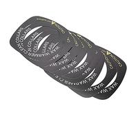 Tnfeeon Collier Chauffe-cire 10 Pièces, Anneau de Protection en Papier pour Chauffe-cire Universel pour éviter les Dégâts dans la Cuisine 5,7 Pouces