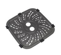 Tnfeeon Compatible avec des Frites à Air 6qt 8qt, une Large compatibilité Plateau de Fryér en Acier Inoxydable, Même un Remplacement de Plaque de Grill Chauffant pour la Pizza des (S)