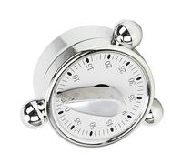 Tnfeeon Compte à Rebours de 60 Minutes Alarme Mécanique Précise avec Son Fort Compte à Rebours de 60 Minutes pour la Cuisine, la Coiffure, Les Enseignants, Les Cuisiniers à Domicile, Conception