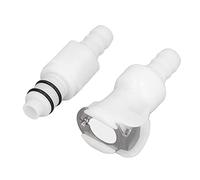 Tnfeeon Connecteur Rapide du Tuyau en Plastique avec Arrêt, Connecteur de Tube de qualité Alimentaire pour Ligne de Bière à Gaz, de Tube 5/16 pour le Remplacement Facile, 2 Pack pour les Amateurs de