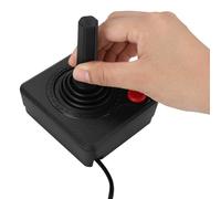 Tnfeeon Contrôleur de Joystick Rétro, Stick Analogique 4 Voies, Poignée Ergonomique 3D pour Console Domestique 7800, Utilisation d'un Mouvement Fluide dans les Jeux Classiques comme Pitfall Space