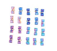 Tnfeeon Corde à Cheveux avec Nœud Papillon pour Animaux de Compagnie, Tête de Fleur en Polyester Doux pour Animaux de Compagnie, à la Mode, pour Petits Chiens et Lapins