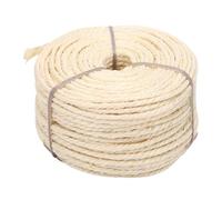 Tnfeeon Corde en Sisal pour Chat, 0,16 Pouces X 164 Pieds, Souple et Robuste, Remplacement pour Griffoirs pour Chats, Arbres, Meubles pour Propriétaires d'animaux, Projets D'artisanat (White)