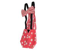 Tnfeeon Couche de Poulet, Couches Lavables en Tissu pour Volaille avec Nœud Papillon, de Canard Réglable pour Une Utilisation en Intérieur, Convient aux Canards, Oies, Poules et Pigeons (M)