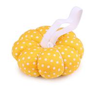 Tnfeeon Coussin D'épingle en Poignet, Coussins à épingle à Aiguille Portable à la Citrouille avec Bande de Poignet élastique pour Le Travail de Couture, Porte-pincushions à Aiguille (3
