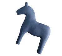 Tnfeeon Décor Vintage Peint à la Main en Bois de Pin, Symbole Nordique du Travail acharné et de la fidélité pour la Figurine de Cheval en Bois de Table de Bureau à Domicile, Figurine de Cheval en