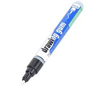 Tnfeeon Dessin Stylo de Marqueur de Fluide Masquage Gomme, adapté à l'aquarelle, à l'encre et la Gouache, une Zone Blanche Couvrant avec une Conception Spéciale, en Plastique Rechargeable, un Dessin