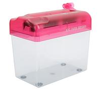 Tnfeeon Destructeur Manuel, Conception Compacte Antidérapante Transparente, Destructeur de Papier A6 Facile à Utiliser pour Le Bureau et l'école